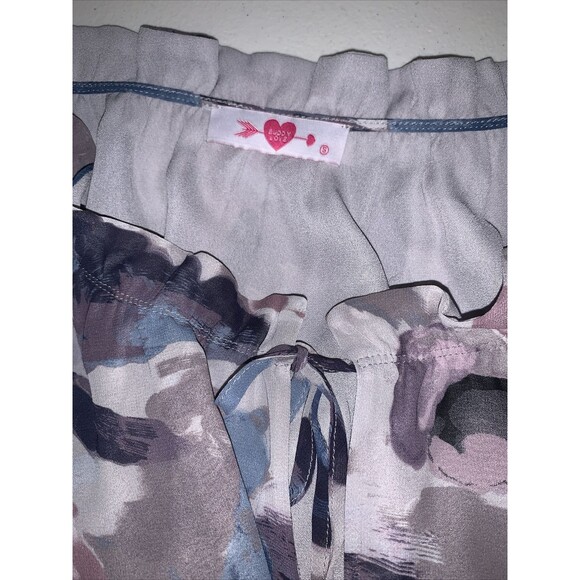 Buddy Love Women’s Dress Floral Long Sleeve Bell Mini Ruffle Small Wedding Guest - Picture 5 of 8